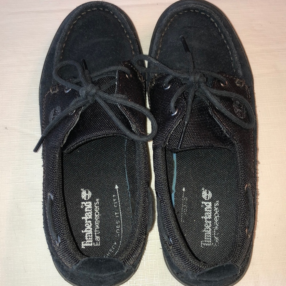Timberland Earthkeepers Boys Loafer Black size 2.5